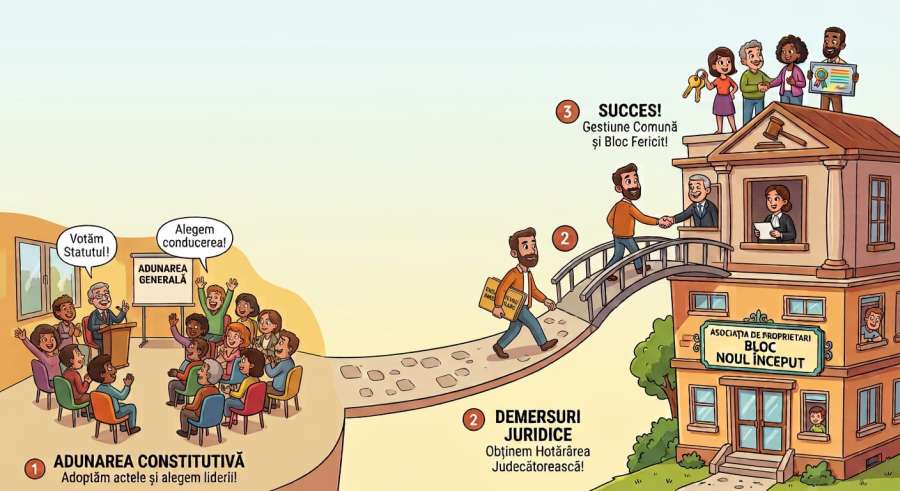 Asociația de proprietari: Cum se înființează și ce rol are